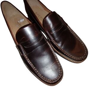 GUC Sperry Men's Dark Brown Amaretto Loafers Slip-on Size 10 No Lace